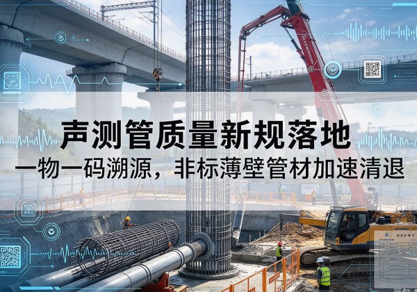 耿马声测管质量新规落地，一物一码溯源，非标薄壁管材加速清退
