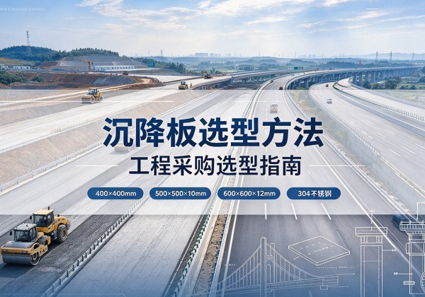 耿马沉降板选择方法